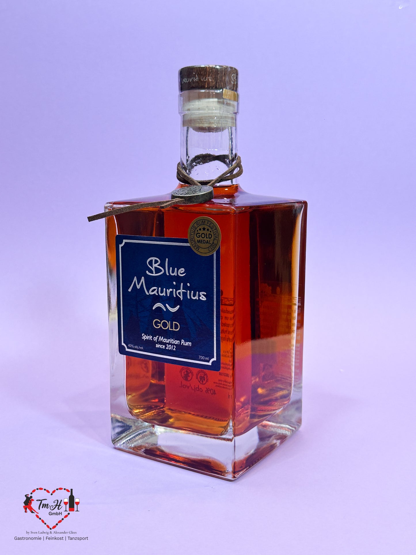 "BLUE MAURITIUS Gold Spirit of Rum"
